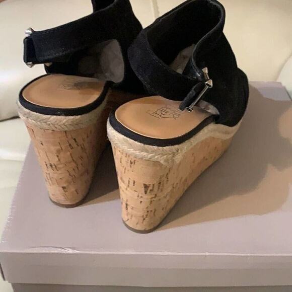 FRANCO SARTO L-TRELLIS BLACK SANDALS SIZE 10M‎ - Picture 3 of 6